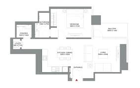 2 BHK Floor Plan